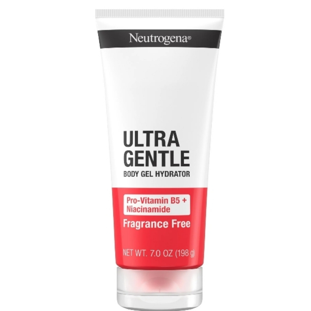 Neutrogena Ultra Gentle Body Gel Hydrator Fragrance Free B5 Niacinamide 7oz